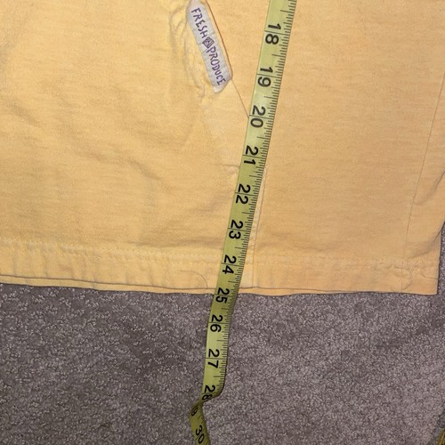 Sudadera con Capucha Amarilla Estampado de Ballenas Fresh Produce Cuello Talla M EE. UU. (C8) - Imagen 11 de 12