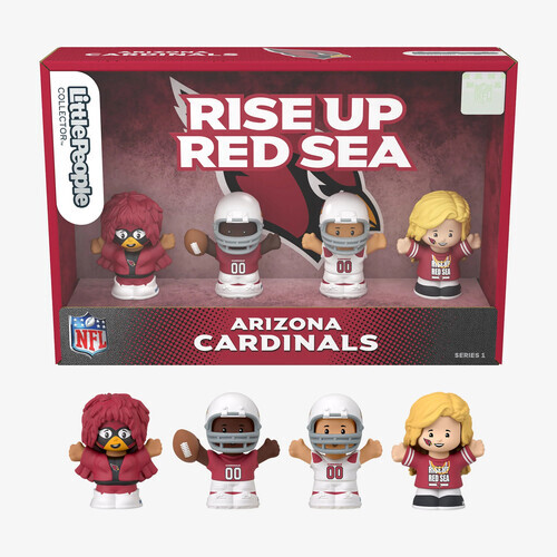 Fisher Price - Little People Collector x NFL - Arizona Cardinals, 4 комплекта [Новая игрушка