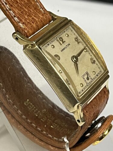 VINTAGE HAMILTON BAILEY 982 14 K GF MEN’S WATCH, WORKING! - Picture 2 of 16
