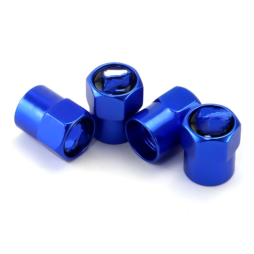 4x Car Tire Valve Stems Caps Wheel Air Valve Covers Styling Logo For all car SUV - Picture 7 of 14