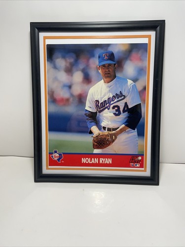 Gerahmtes Vintage Nolan Ryan Rangers Bild - Bild 1 von 2