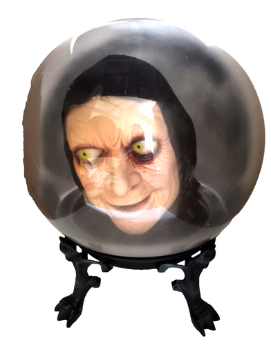 Gemmy 2007 Animated Spirit Ball Mad Scientist Halloween Exclusive 14" Globe - Picture 3 of 15