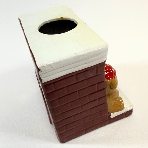 Portacandele votivo vintage anni 80 Giftco Inc ceramica caminetto orsacchiotti - Foto 6 di 9
