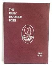The Riley Hoosier Poet June 1940 WWII Vintage Yearbook South Bend Indiana