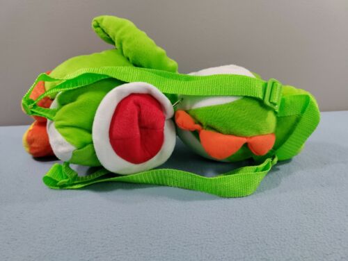 NINTENDO YOSHI RUCKSACK 18 ZOLL PLÜSCH WEICHES KISSEN GRÜN DINOSAURIER SUPER MARIO BROS. - Bild 3 von 6