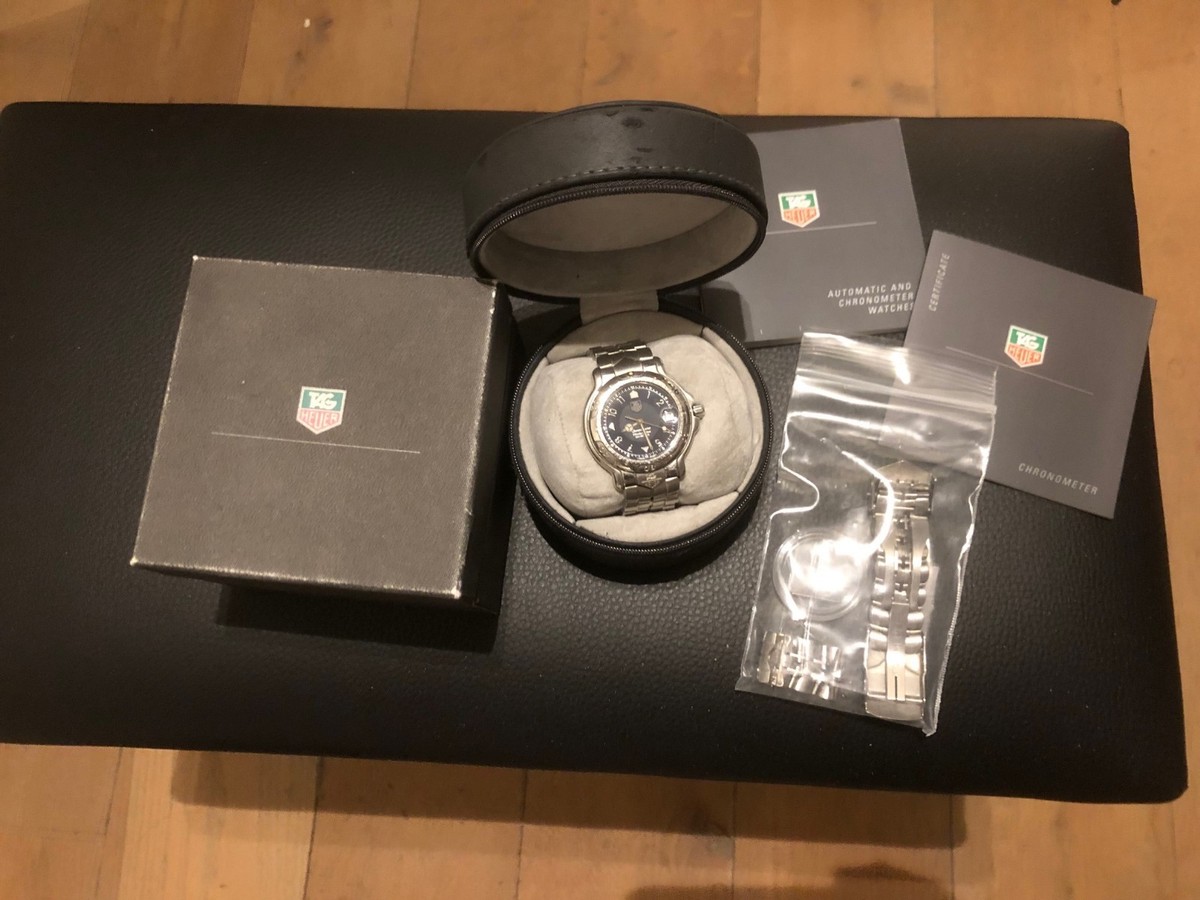 時計 TAG HEUER CHRONOMETER WH5113-K18 Tag Heuer 6000 WH5113-K1 Chronometer Automatic Navy Mens