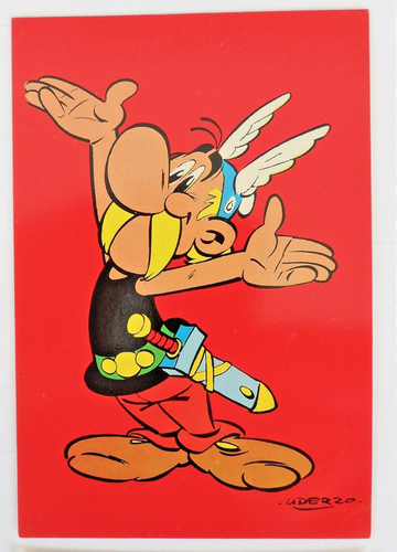ASTERIX und OBELIX 4 Ansichtskarten Werbung IGLO von 1969 Goscinny-Uderzo - Bild 4 von 10