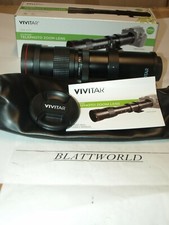 NEW VIVITAR 420-800mm F8 TELEPHOTO ZOOM LENS for SLR DSLR MIRRORLESS CAMERA