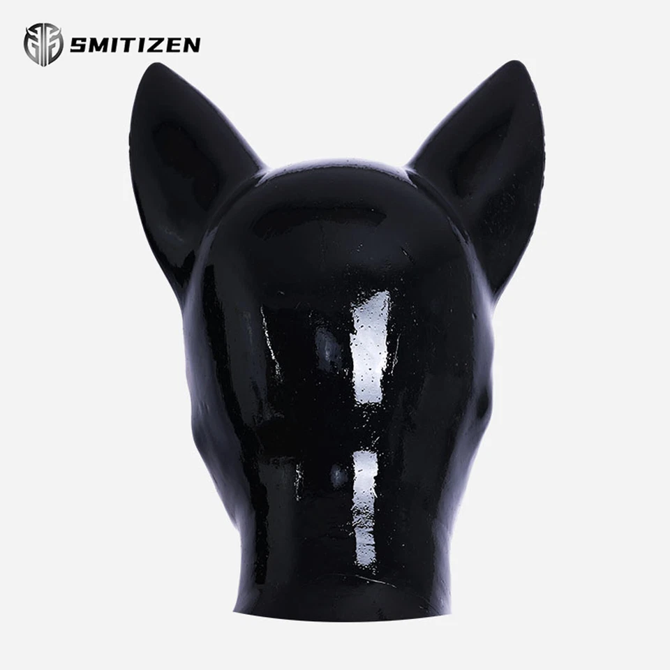 Smitizen Silikon lang Ohren Drohne Haube Spielzeug Muster Latex-ähnliche Maske - Bild 4 von 4