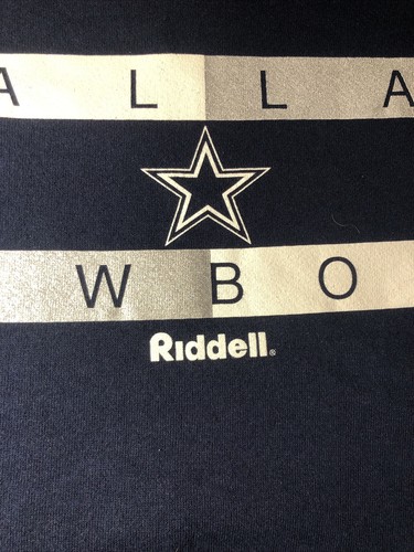 Dallas Cowboys Riddell Vintage 1998 NFL Gráfico Sudadera con Capucha Talla L - Imagen 3 de 5