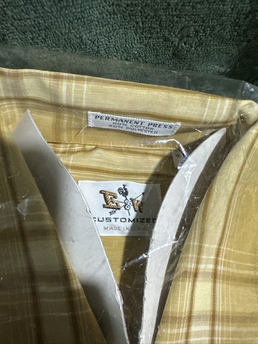 Vintage Ely & walker customized half sleeve shirt size s 14-14 1/2 E & W New Nos - Picture 4 of 10