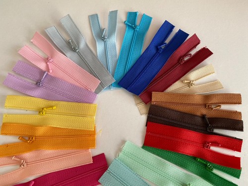Bundle 18pcs Mini short sewing zipper closed end zip 8cm for Doll Sewing DIY - Picture 7 of 9