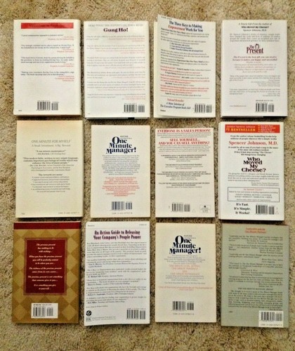 Lot 12 BLANCHARD & JOHNSON One Minute Who Moved Cheese Gung Ho! Raving Fans Ken - Picture 2 of 12