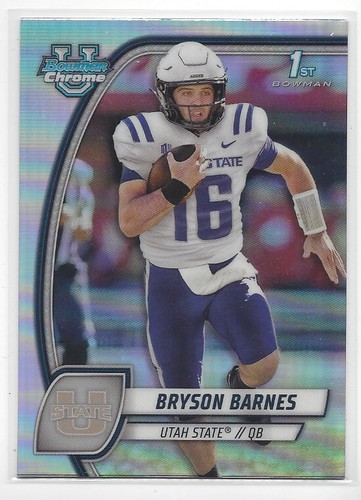 2024 BOWMAN CHROME UNIVERSITY FOOTBALL REFRACTORS STEALTH SHIMMER XFRAC QUANTITY - Picture 18 of 115