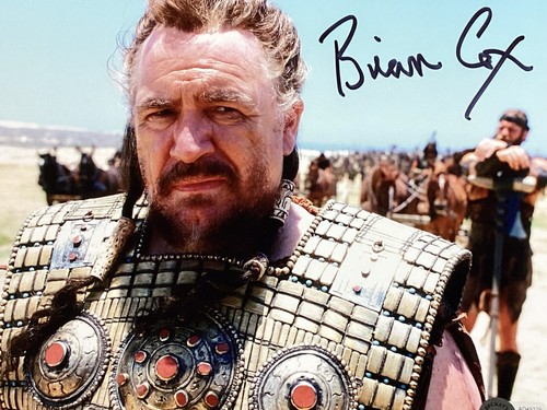(SSG) Foto firmada por Brian Cox 10X8 color "Troy" "Sucesión" con certificado de autenticidad BAS/Beckett - Imagen 2 de 4