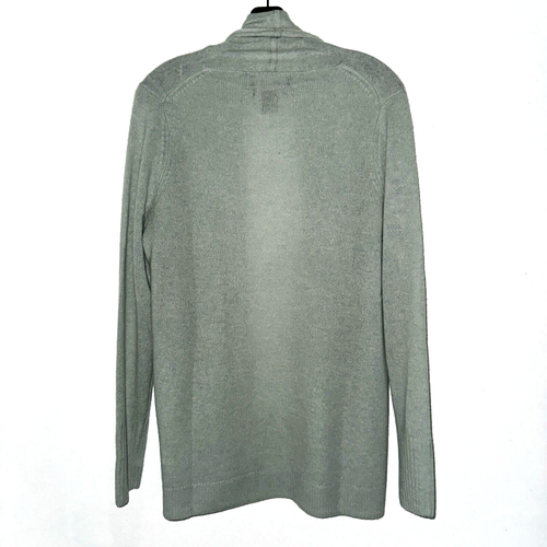 Tahari PURE LUXE Cashmere Open Front Cardigan Jade Light Green S;NWT159 - Picture 13 of 15