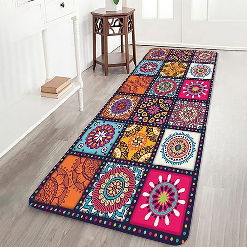 60X120cm Non Slip Hallway Runner Rug Living Room Bedroom Carpet Door Floor Mat - Picture 2 of 9