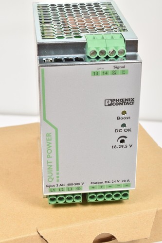 Phoenix Contact QUINT-PS/3AC/24DC/20 2866792 - Netzteil - 24V 20A - Neuwertig OV - Picture 2 of 5