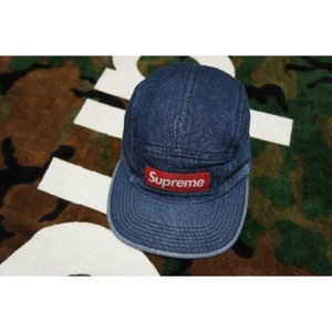 supreme denim camp cap