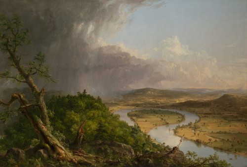 Thomas Cole : "View from Mount Holyoke (The Oxbow)" - Giclee Fine Art Print - Picture 1 of 7