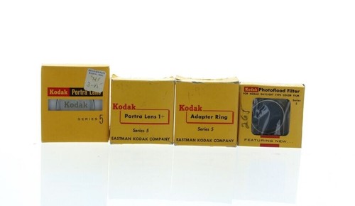 Kodak Series 5: Portra Lens +1, +3, Photoflood Filter & 1-1/8" Adapter Ring - Picture 6 of 7