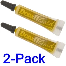 2 pack - FRESH STOCK CAIG DeoxIT® GOLD 100% solution, 2mL Squeeze Tube, G100L-2C
