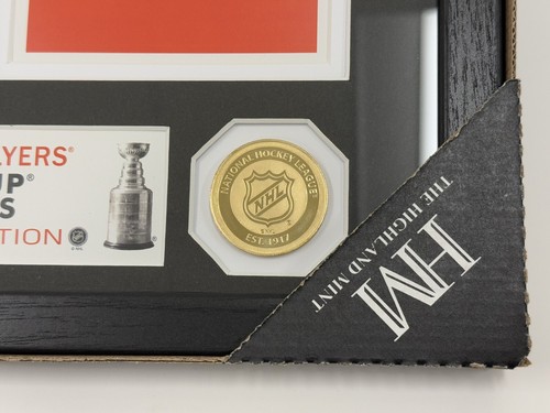 Philadelphia Flyers Stanley Tasse Banner Highland Mint Bronzemünze gerahmt neu in Verpackung - Bild 3 von 5