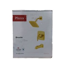 Pfister Bruxie 1-Handle Tub and Shower Faucet in Brushed Gold Valve Included