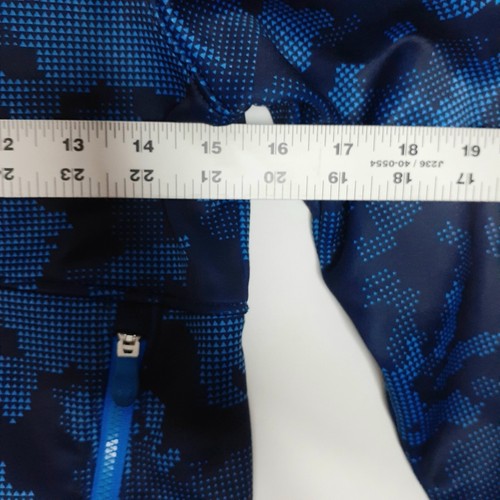 Under Armour Boys Medium Blue Camo Fleece Lined Jacket Full Zip COLDGEAR - Picture 9 of 11