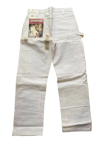 NOS Vtg Dickies professional Painter Pants 32x30 carpenter white Y2K skater - Picture 6 of 8
