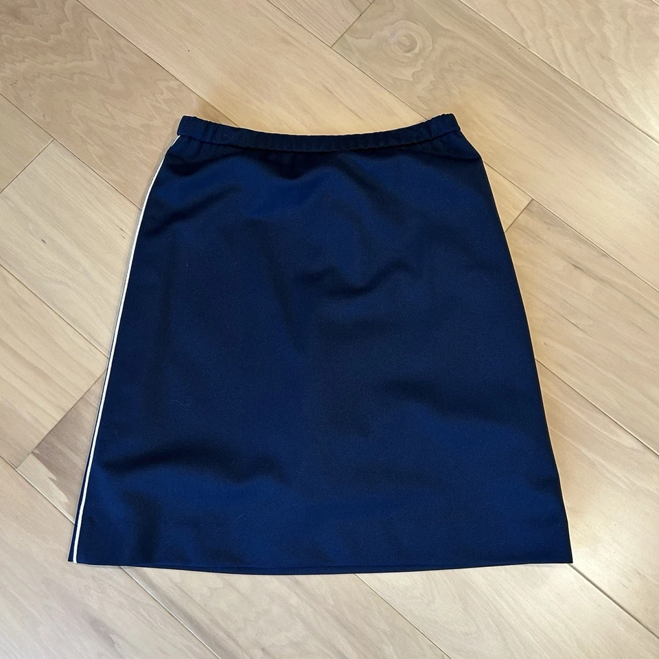 Vintage Haymaker Lacoste Skirt Blue Lined Patch Pocket Women’s 14 - Image 4 of 4