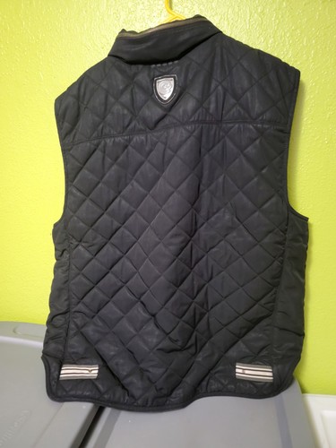 Coogi 69 Authentic Mens Vest Full Zip Black Puffer Streetwear Hip Hop XXL - Picture 7 of 11