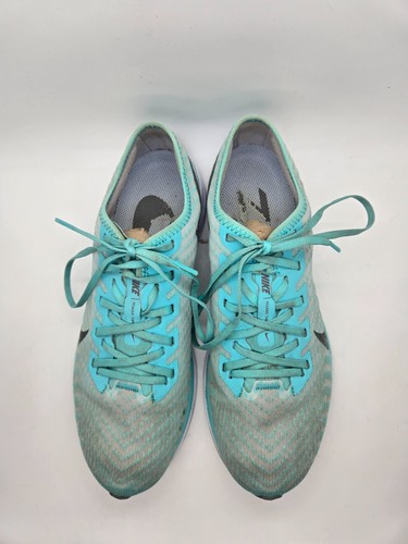 Nike Zoom Pegasus Turbo 2 Shoes Women's 8 Blue Aurora Running Athletic Sneakers - Picture 3 of 8