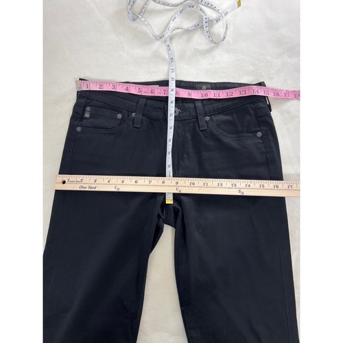 AG Adriano Goldschmied The Stilt Cigarette Skinny Leg Ankle in Black 27 - Picture 5 of 6