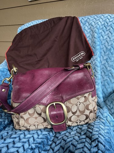 VINTAGE Coach SOHO BLEECKER 12360 BERRY SIGNATURE
