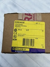 SQUARE D - EDB34030 - TYPE EDB - 30A, 480V, 3 POLE, 3 PHASE BOLT-IN BREAKER