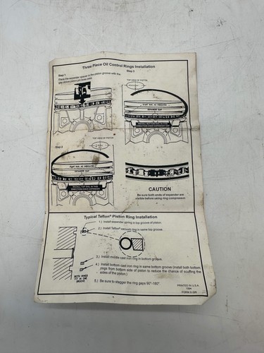 Anillo de pistón Quincy 6452A OEM, tamaño estándar (caja abierta) - Imagen 4 de 8