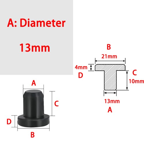 Silicone Rubber Seal Plug, 3-14mm Solid Plug End Caps, Durable & Versatile Seals - Picture 22 of 23