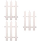  3 Pieces Kunststoff Gartenzaun Kleiner Zaundekorationen Zaunpaneele