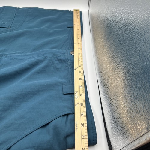 Reel Legends Mens Turquoise Shorts Size 44 With 8.5” Inseam - Picture 4 of 8
