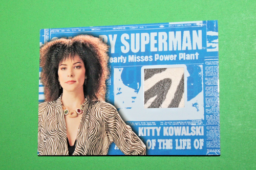 Superman Returns Kitty Kowalski's Zebra Dress Insert Memorabilia Card Posey - Picture 4 of 6