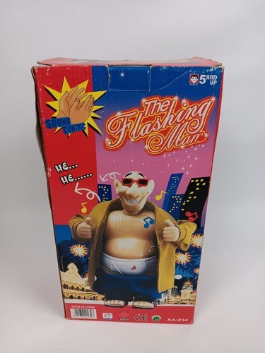 Juguete animatrónico vintage 2004 The Flashing Man novedad no funciona como está  - Imagen 5 de 14