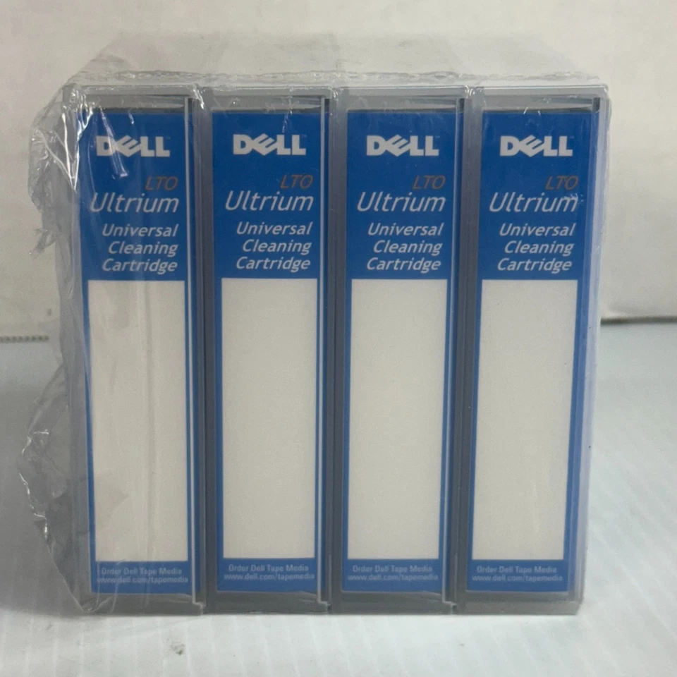 NEW Dell LTO 1, 2, 3, 4, 5 Ultrium Universal Cleaning Cartridge 4 Pack - Image 3 of 4