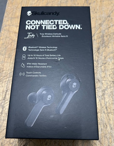 Skullcandy S2SSW-M003 Indy True Wireless Earbuds With Bluetooth Black