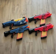 Red Vs Blue Nerf Rival Series lot MXVI-4000 And MXVII-10K MAX AMMO Blasters Nerf