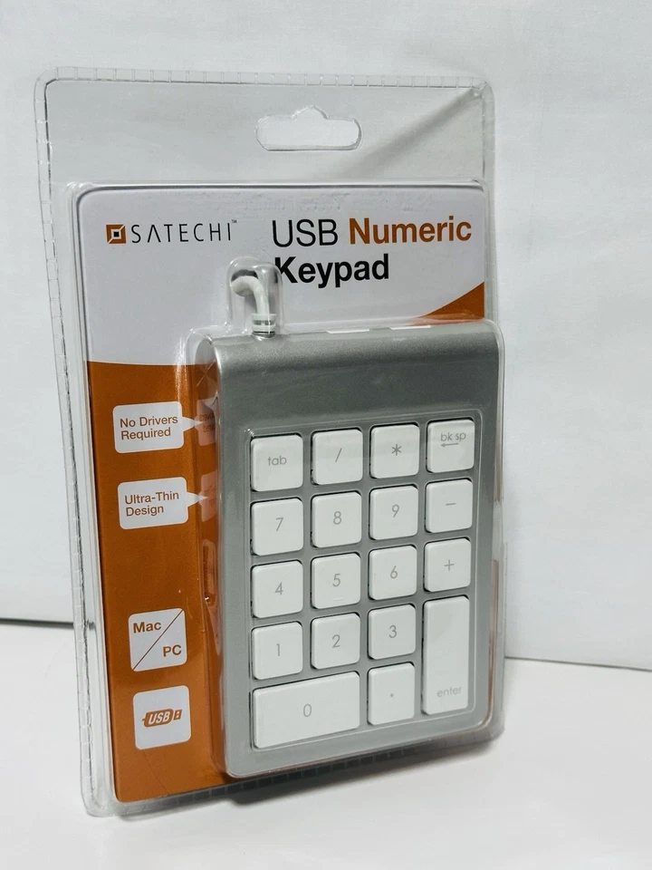 Satechi ST-U2NK USB Numeric Keypad Windows Or Mac NEW Sealed -FREE SHIP- - Image 2 of 4