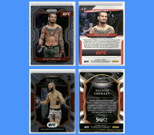 UFC Lot – 27 Cards – 2021 Panini Select & Chronicles – Prizm, Stars, Inserts - Picture 10 of 16