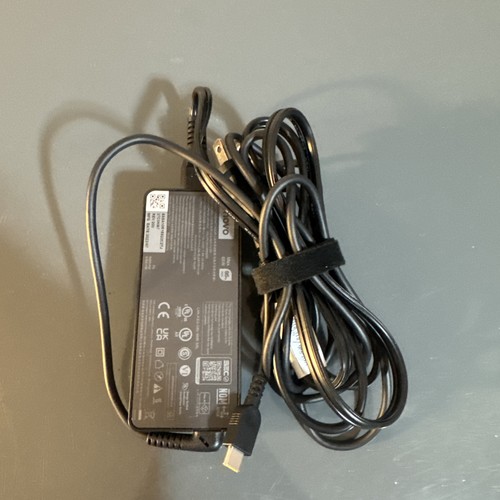 Genuine Lenovo 65W USB-C Laptop Charger AC Adapter 65W SA10R16922 ADLX65YCC2D - Picture 6 of 6