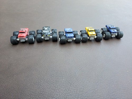 1989 Funrise Micro Monster Trucks Bear Foot, Taurus, Excaliber, Hot Stuff - Bild 2 von 9