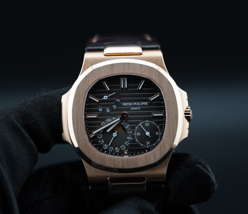 Patek Philippe 5712R-001 Nautilus Mondphase 18K Roségold Box/Papier 40mm - Bild 1 von 14